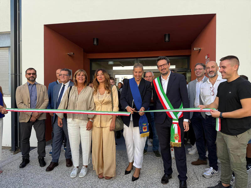Inaugurata la prima parte dei lavori di ampliamento della sede dell'Istituto tecnico per geometri "C.Morigia"