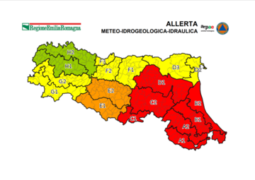 Allerta meteo n.120 valida per tutta la giornata di domani