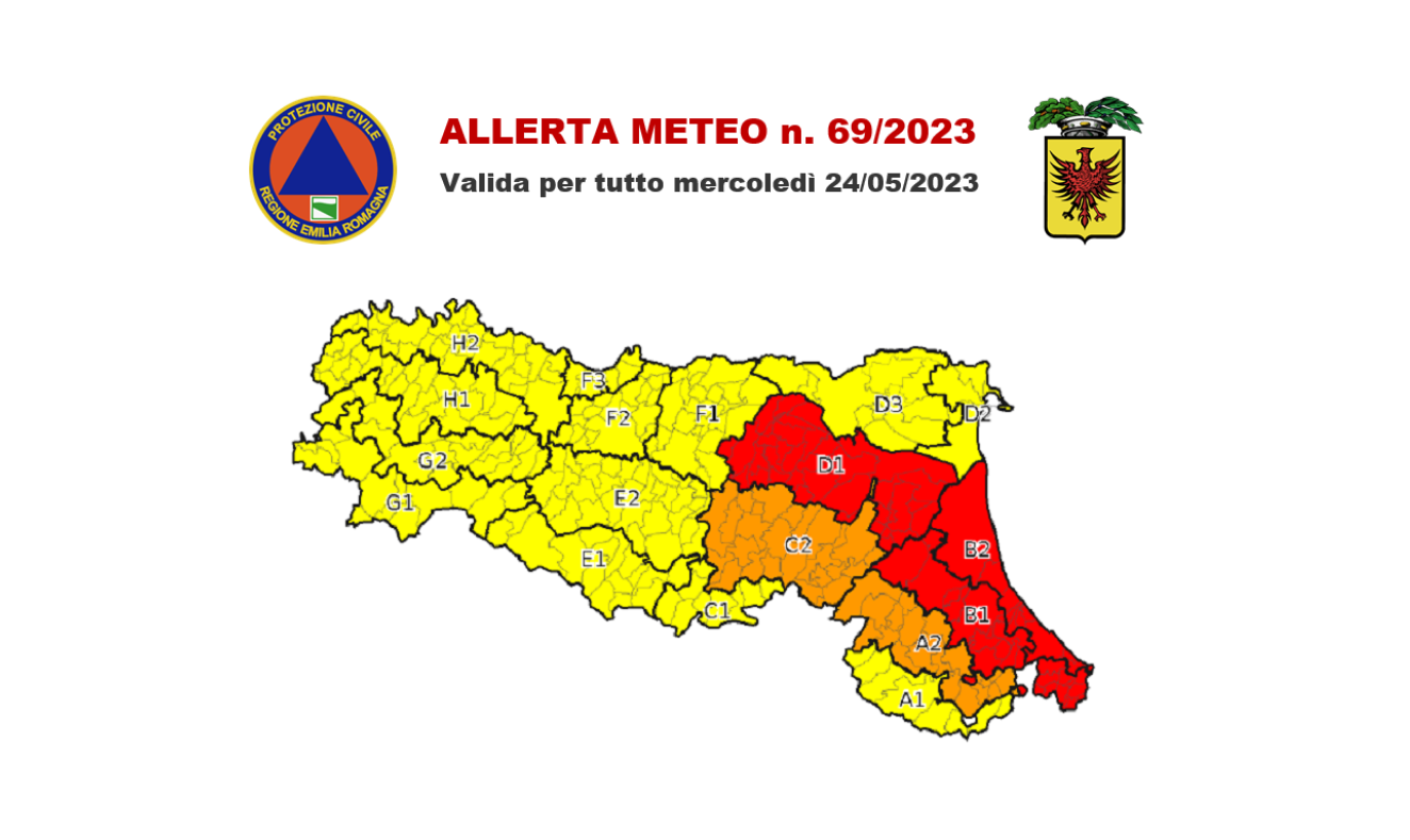 Allerta meteo n.69/2023