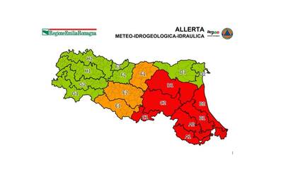 Mappa allerte regionali 19 settembre 2024