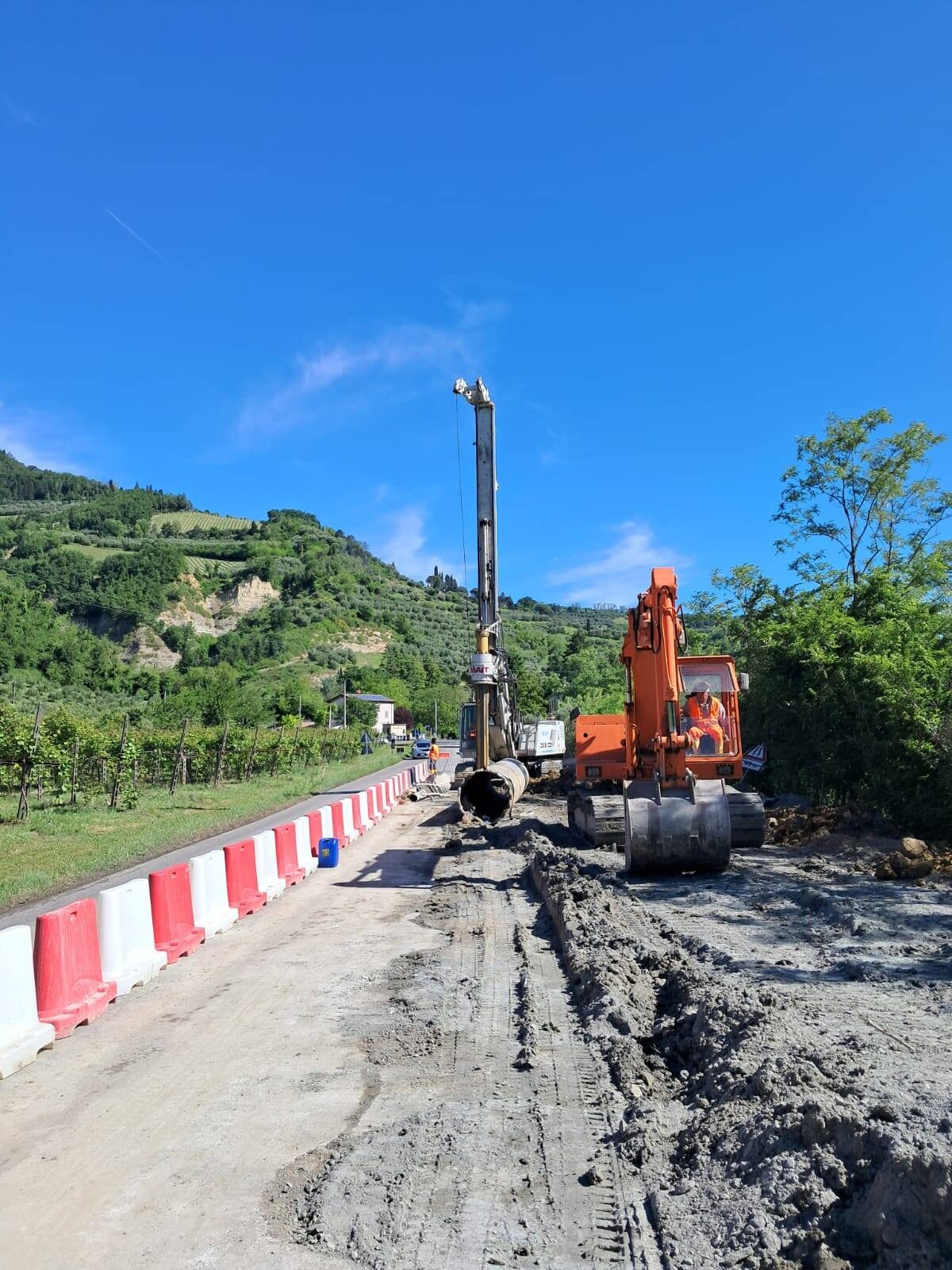 Cantiere lavori stradali