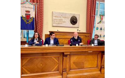  Conferenza stampa a Faenza a seguito del maltempo
