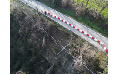 frana Casola fiume Senio