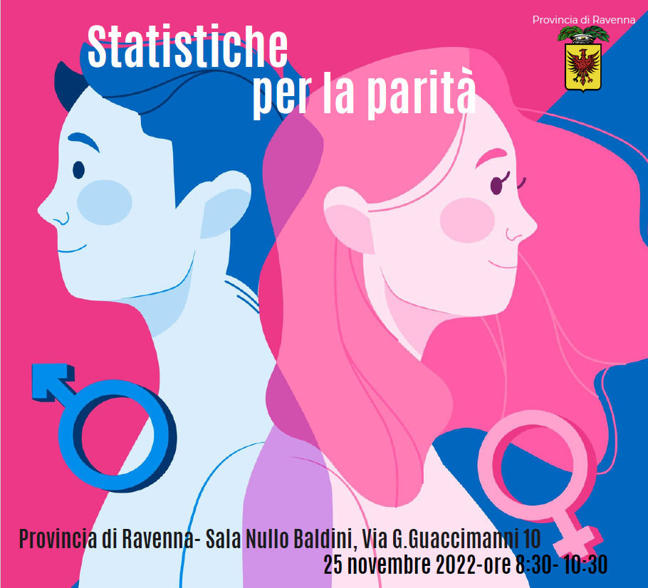 Convegno "Statitstiche per la parità" - Locandina