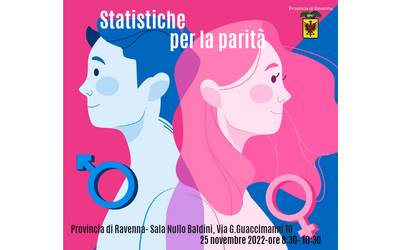 Convegno "Statitstiche per la parità" - Locandina