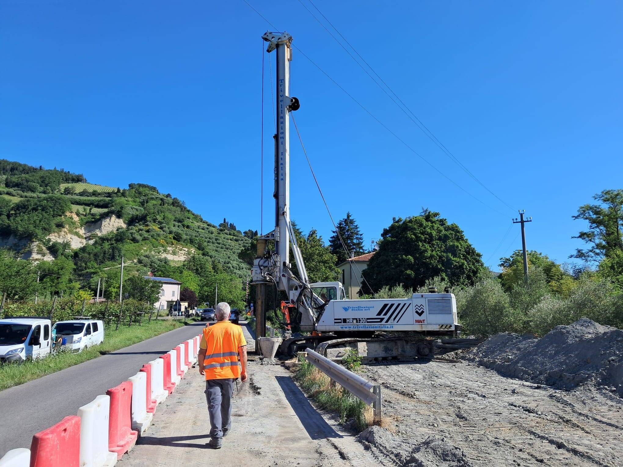 Cantiere lavori stradali