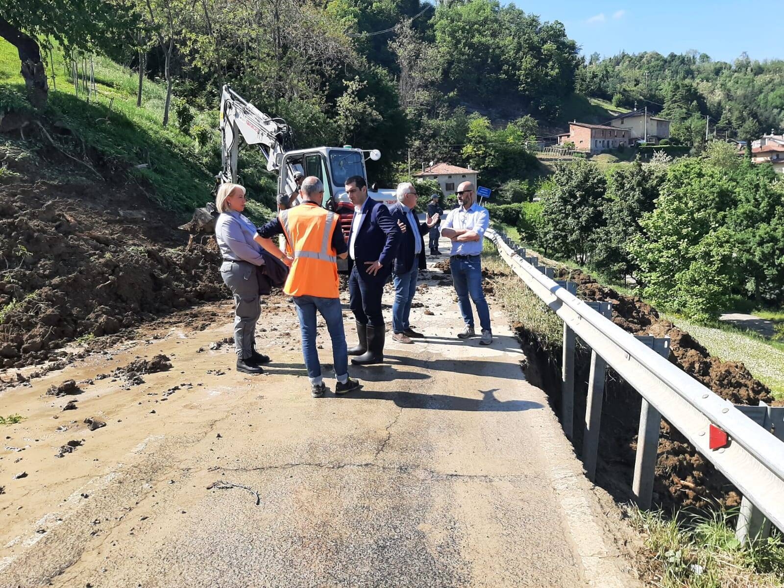 Frana SP 63 - Sopralluogo (4/5/2023)