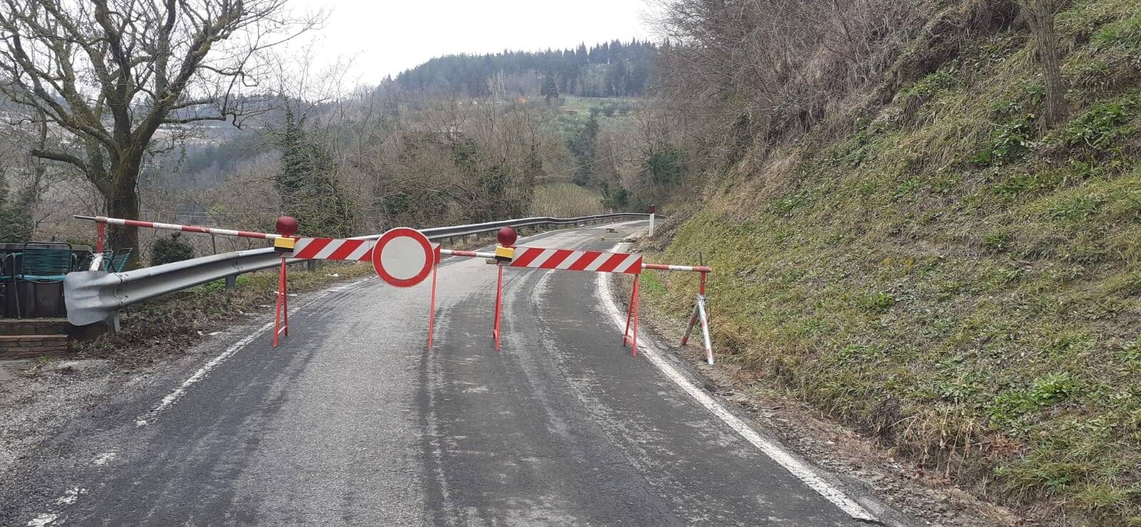 chiusura traffico Valletta Zattaglia a Brisighella