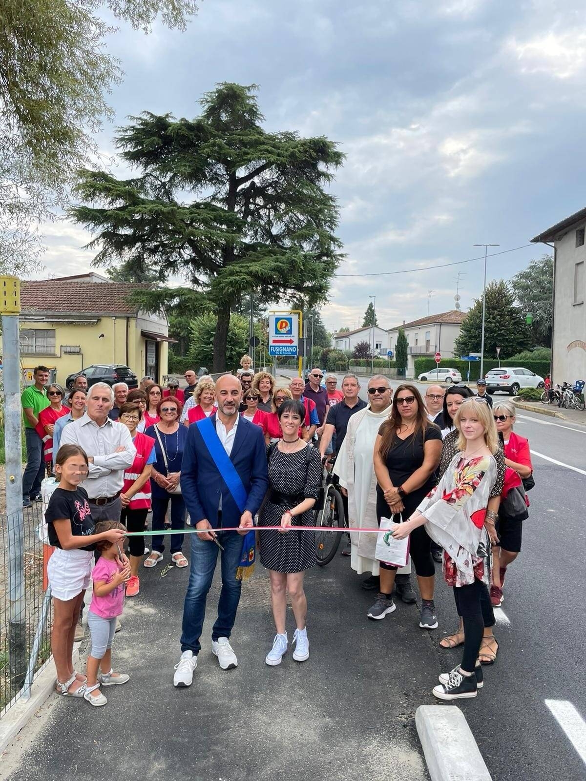 Inaugurazione ciclabile SP 17 a Fusignano il 16/9/2023
