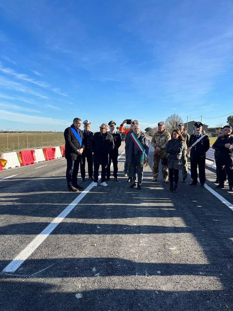 Inaugurazione nuovo ponte scolo Veneziana SP 32
