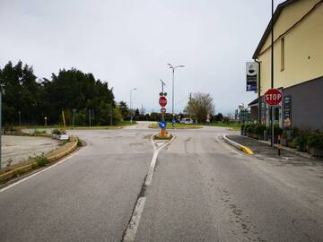 Nuova rotatoria ad Osteria, in Comune di Ravenna