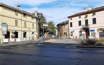 Incrocio centro Russi tra via Molinaccio ex SS 302