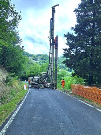 Ricostruzione post alluvione, proseguono i lavori sulla strada provinciale n. 63 "Valletta-Zattaglia"