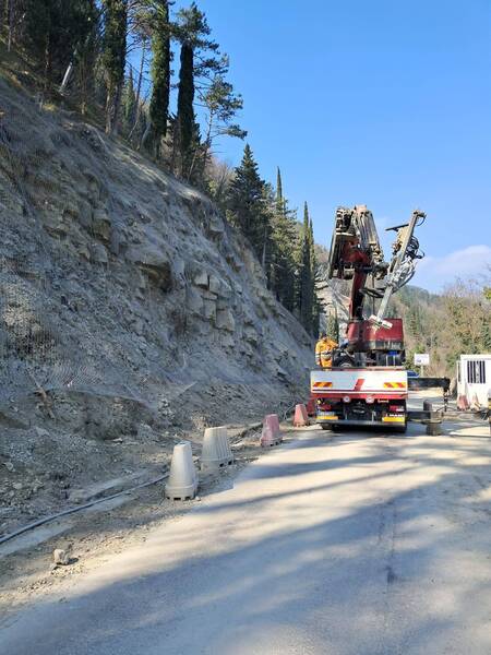 Chiusura della SP n.302 "Brisighellese-Ravennate" all'altezza di San Cassiano - Comune di Brisighella