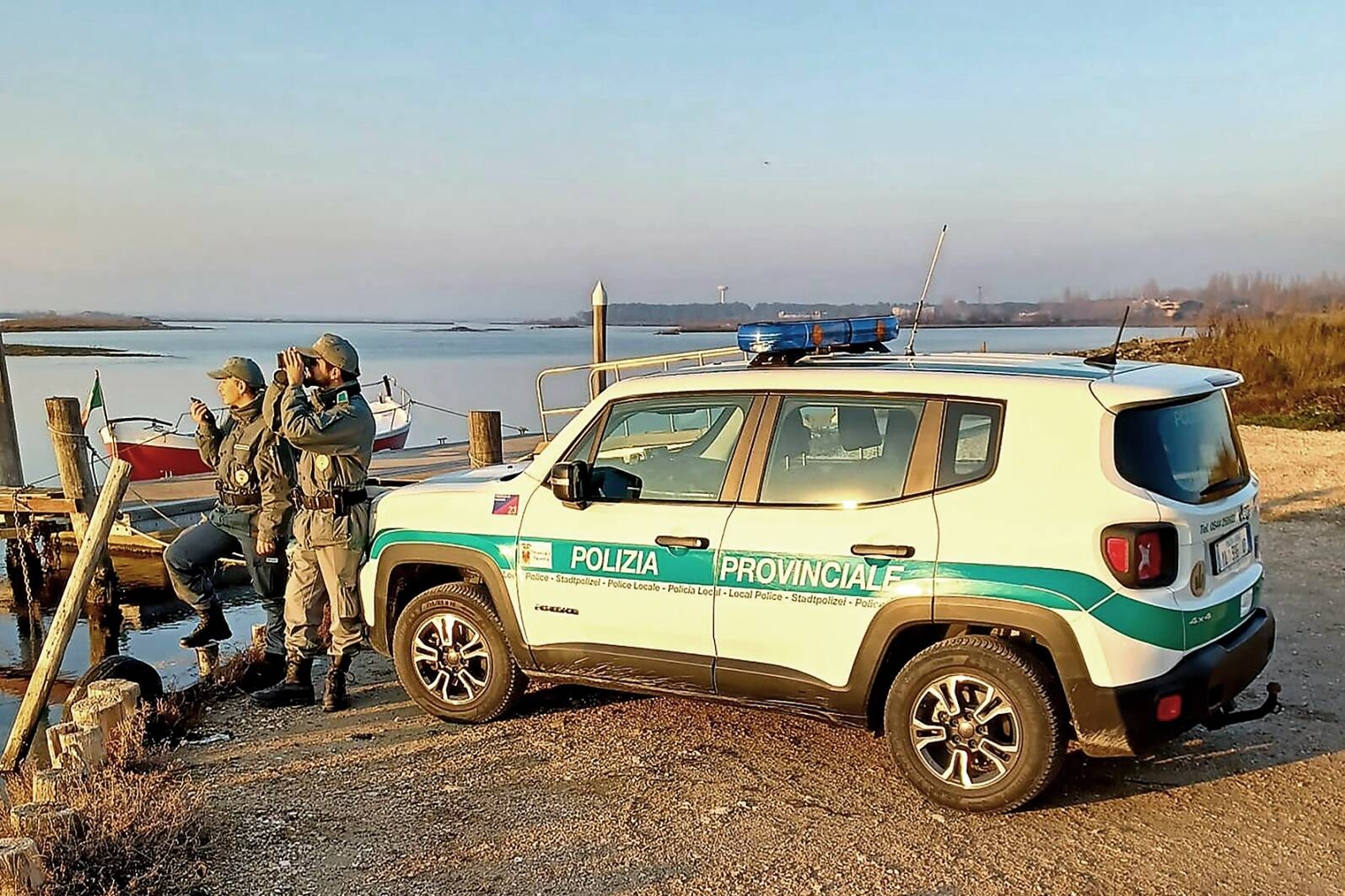 Polizia Provinciale, pattuglia in valle 