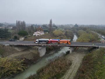 Ponte su fiume Montone tra San Pancrazio e Ragone, riapertura prevista per domenica 7 dicembre