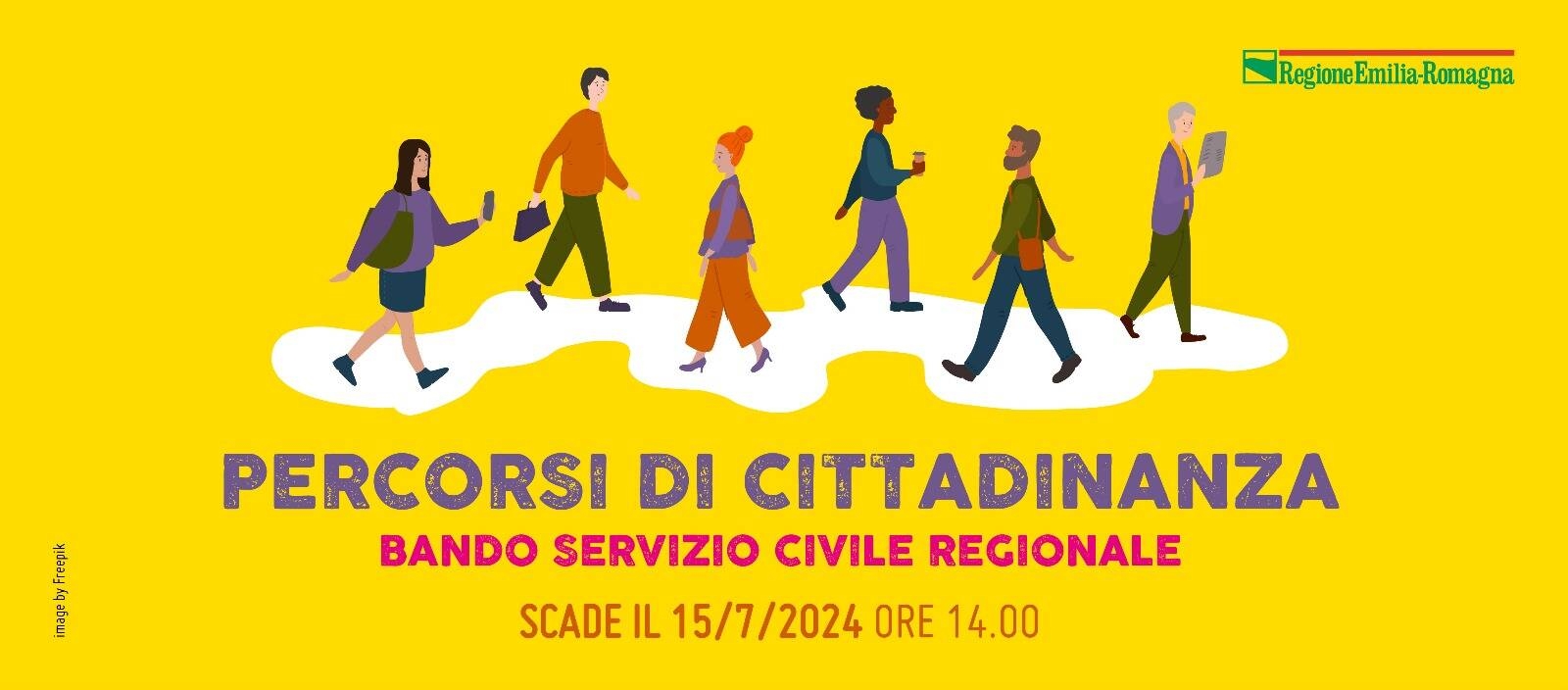 Banner Servizio Civile Regionale 2024 