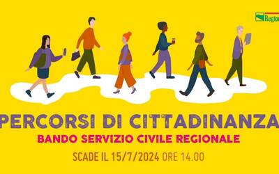 Banner Servizio Civile Regionale 2024 