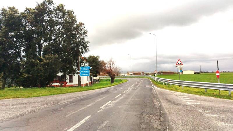 Circolazione sospesa lungo la provinciale S.P. n° 101 “Standiana - Via Lunga”, fuori centro abitato di Santo Stefano