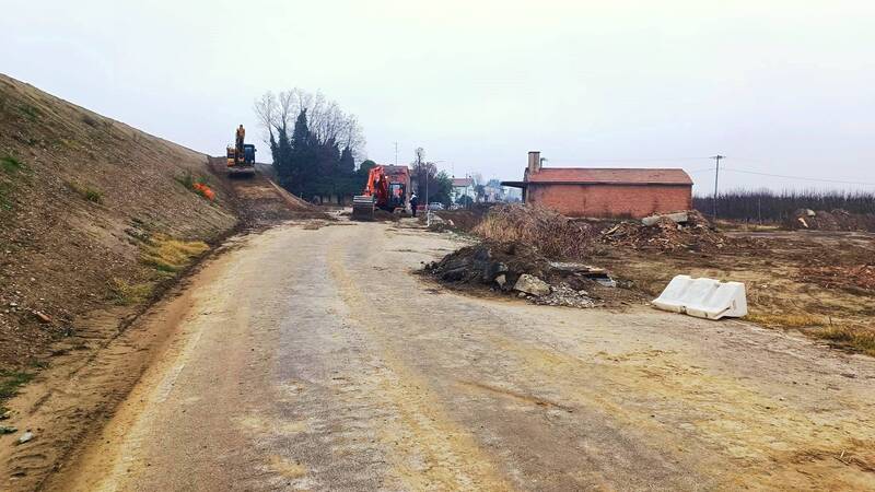Rifacimento strada provinciale n.26 via Fiumazzo completamente distrutta a seguito dell'alluvione