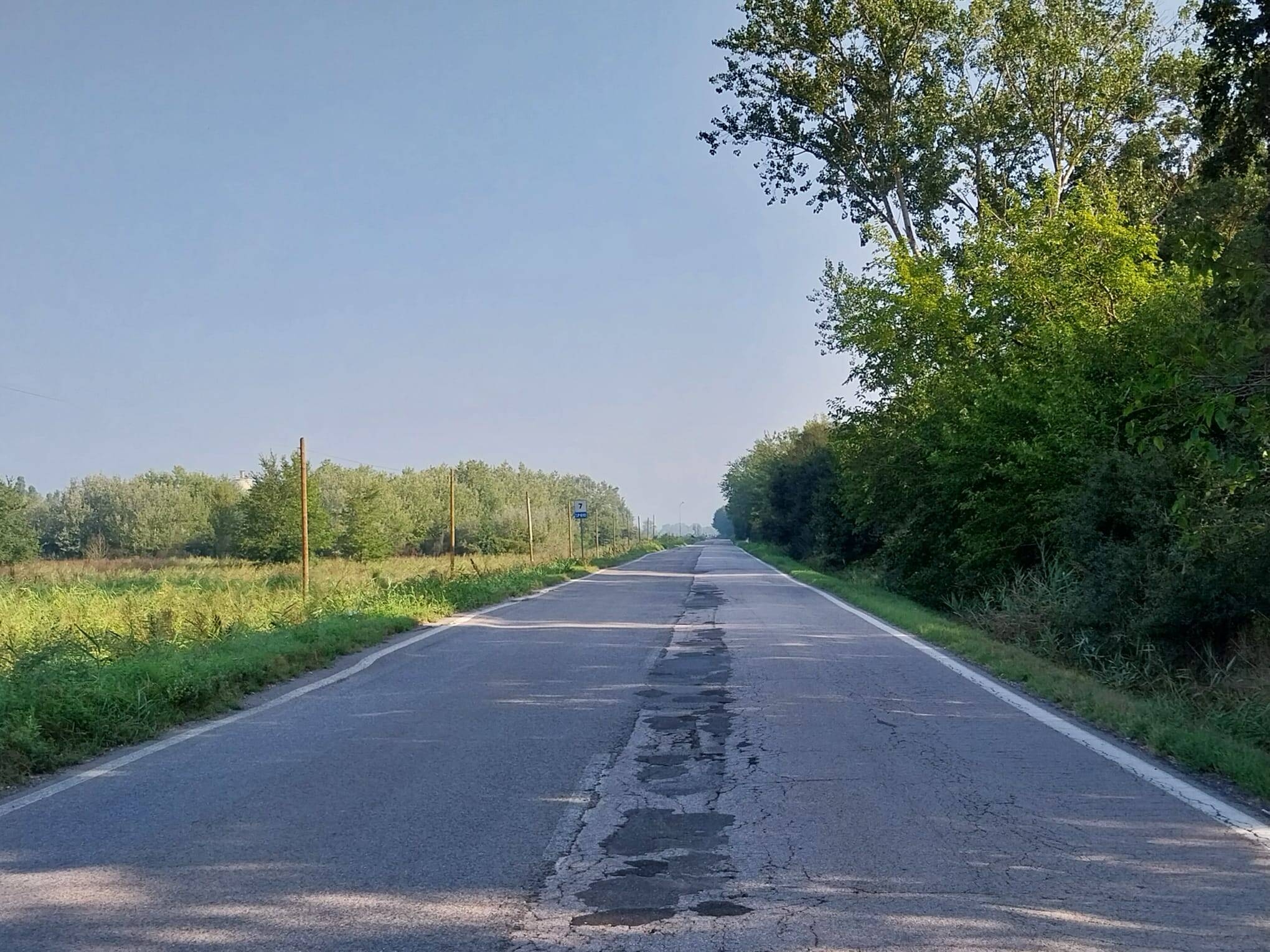 SP 610 Tratto in manutenzione