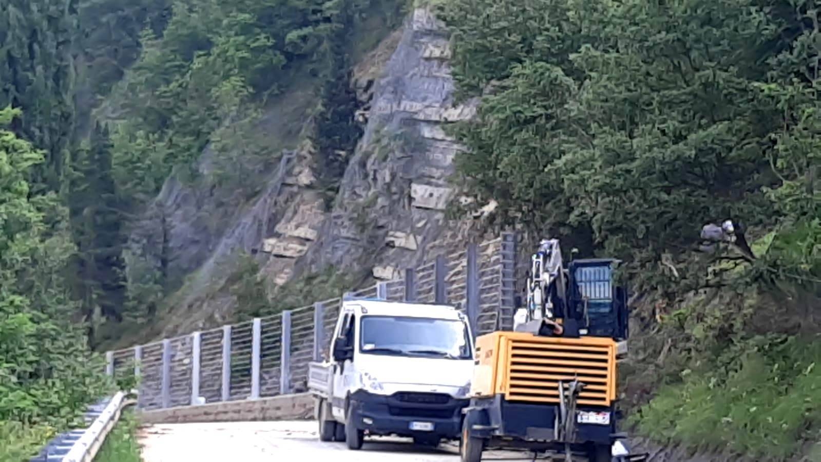 SP302 - Nuova barriera paramassi